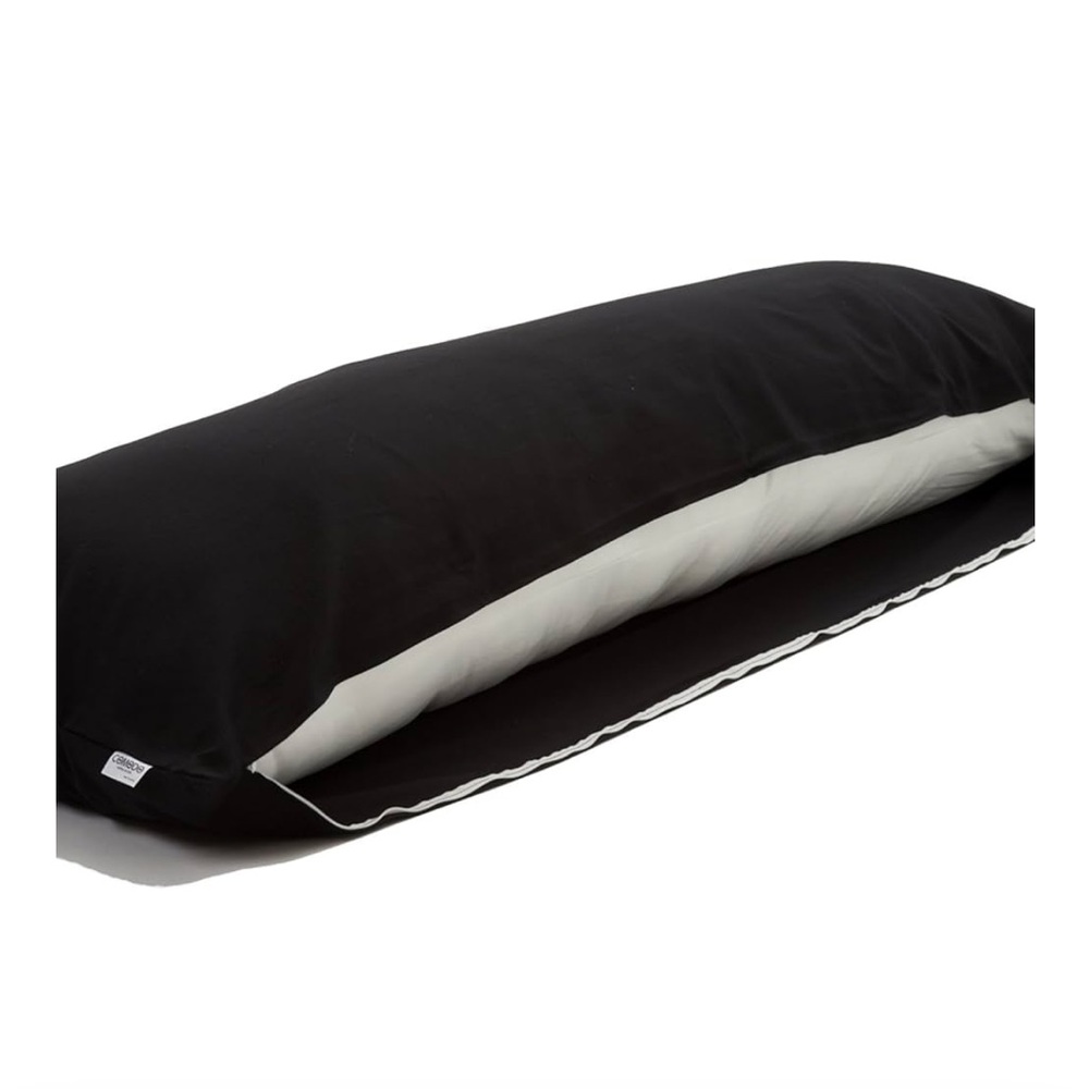Black Body Pillow with White Insert - Premium Support Pillow